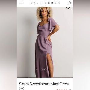 Baltic Born Sierra Sweetheart Maxi Dress - Small